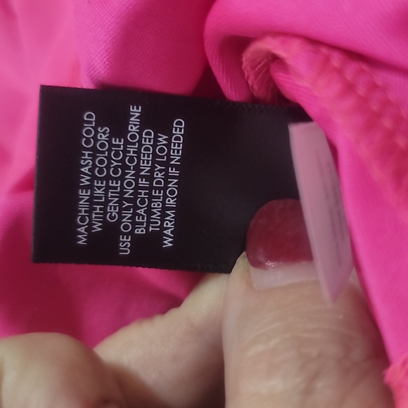 Torrid ruffle tiered mesh pink glow midi dress 3 22 24 - Picture 6 of 7